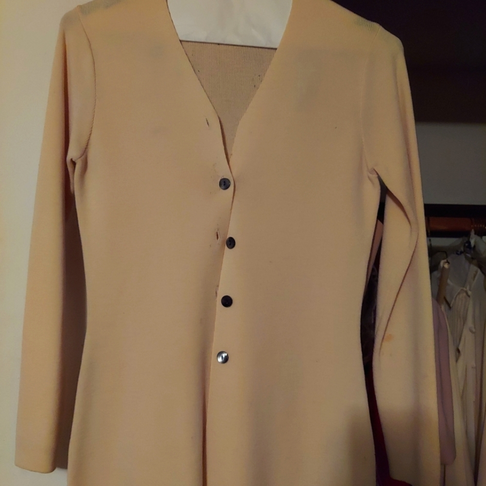 Anne Taylor Merino wool button down cardigan